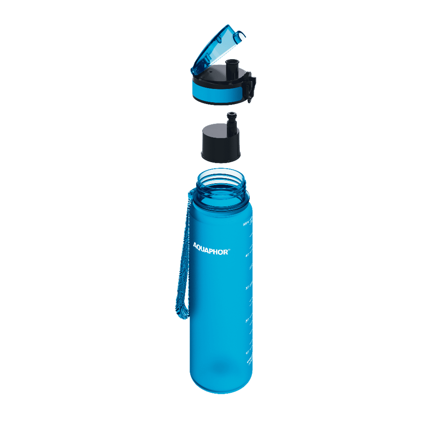 AQUAPHOR Cy Borraccia Filtrante in Tran Senza BPA - Con